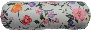 Kakaos Summer Flowers Round Bolster Cover #7